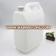 HDPE motor oil packaging square plastic 1 gallon empty bottle with handle