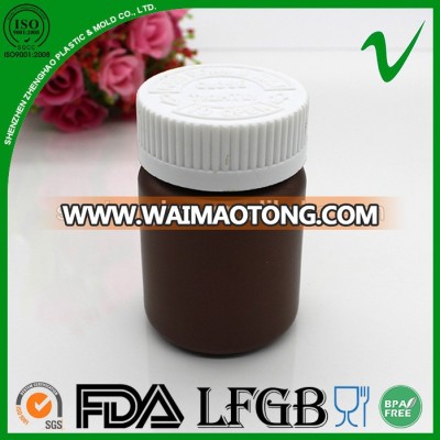 food grade HDPE plastic drug bottle for medical packaging